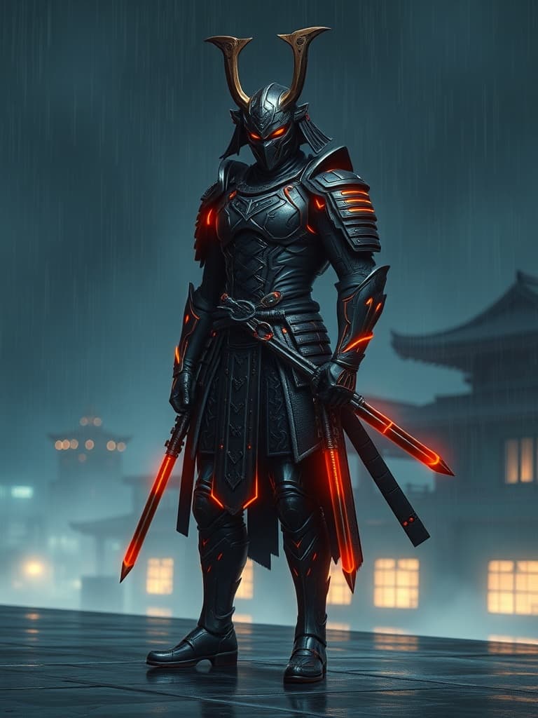 Character concept art generated with AI