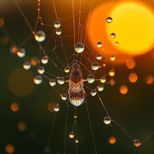 Nature macro photography style