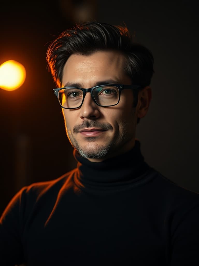 Cinematic portrait generated with AI